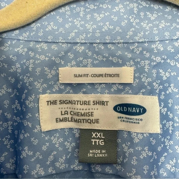 Old Navy Mens Slim fit signature Shirt size XXL - Picture 3 of 10